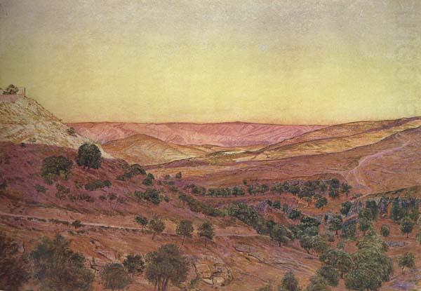 Thi Hills of Moab and the Valley of Hinnom (mk46), Thomas Seddon